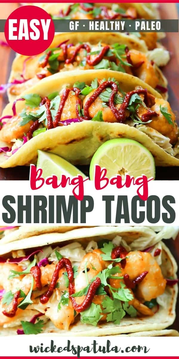 Easy Bang Bang Shrimp Tacos Recipe | Wicked Spatula