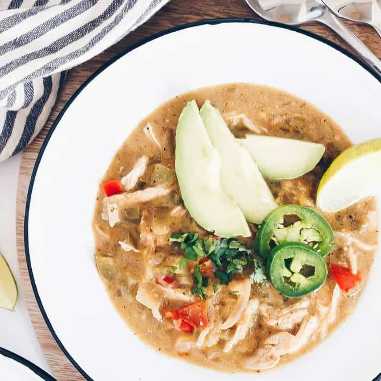 Healthy Paleo White Turkey Chili Recipe Wicked Spatula