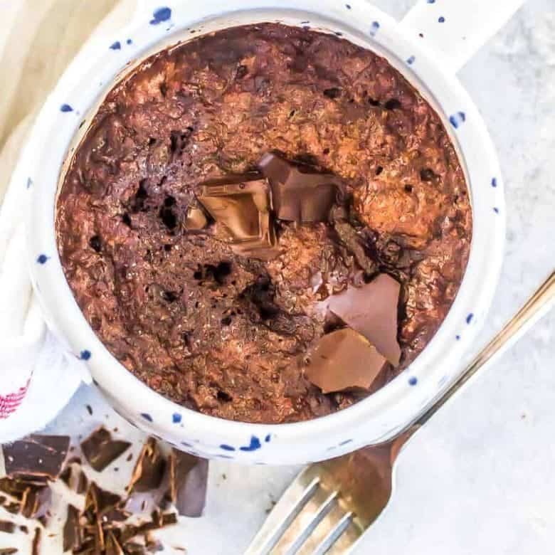 chocolate paleo mug cake