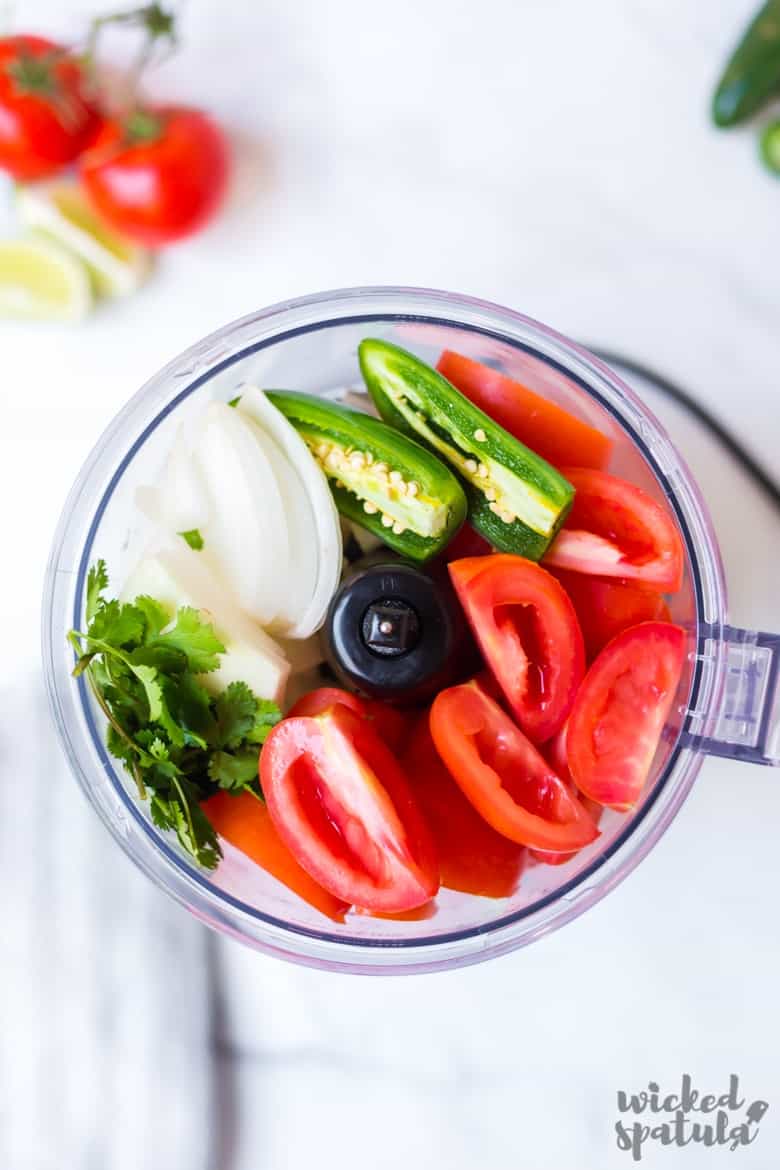 Pico de gallo ingredients