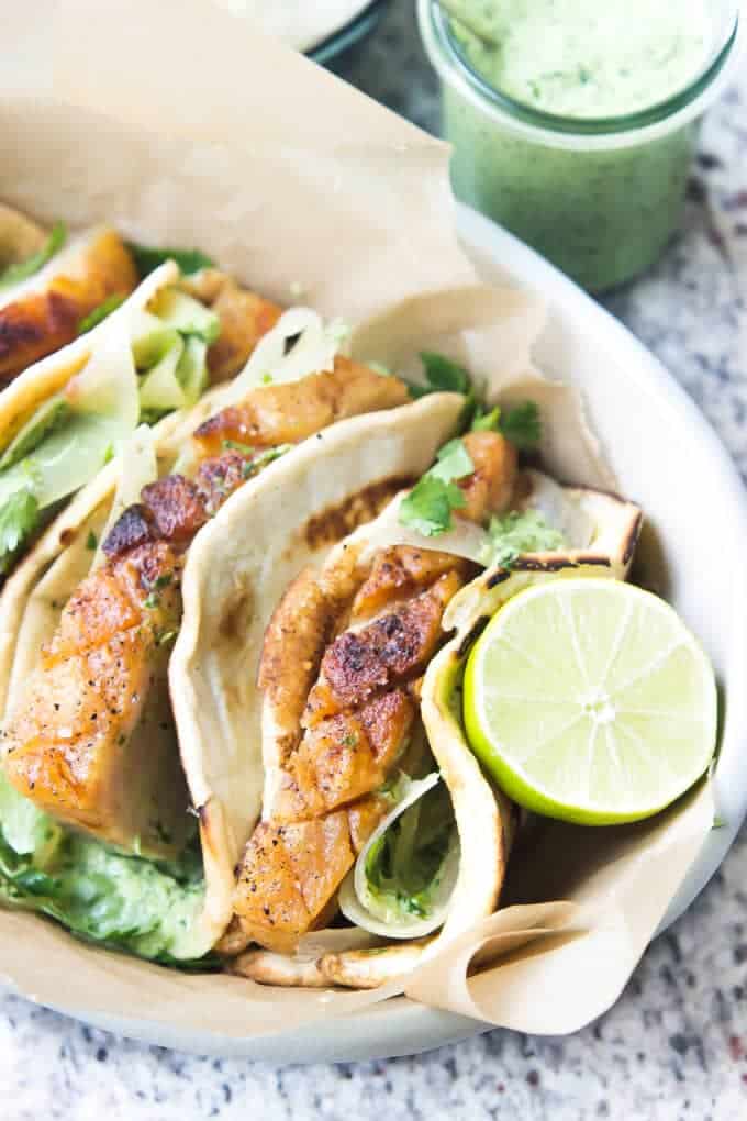 Pork Belly Tacos Recipe - tacos with lime
