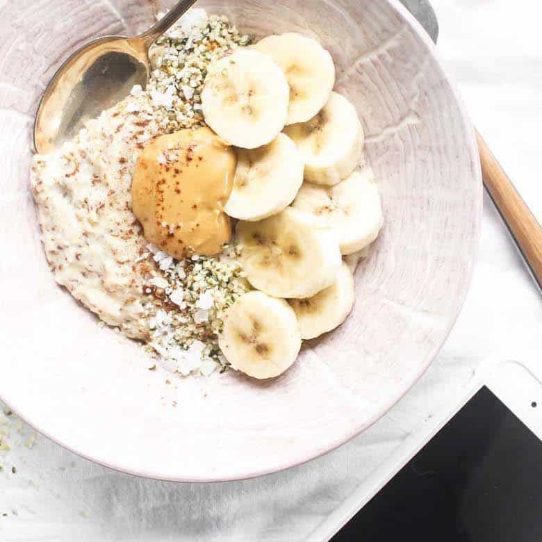 bowl of paleo oatmeal