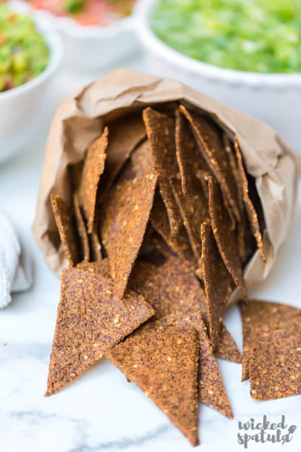 Low Carb Paleo Tortilla Chips Recipe Wicked Spatula