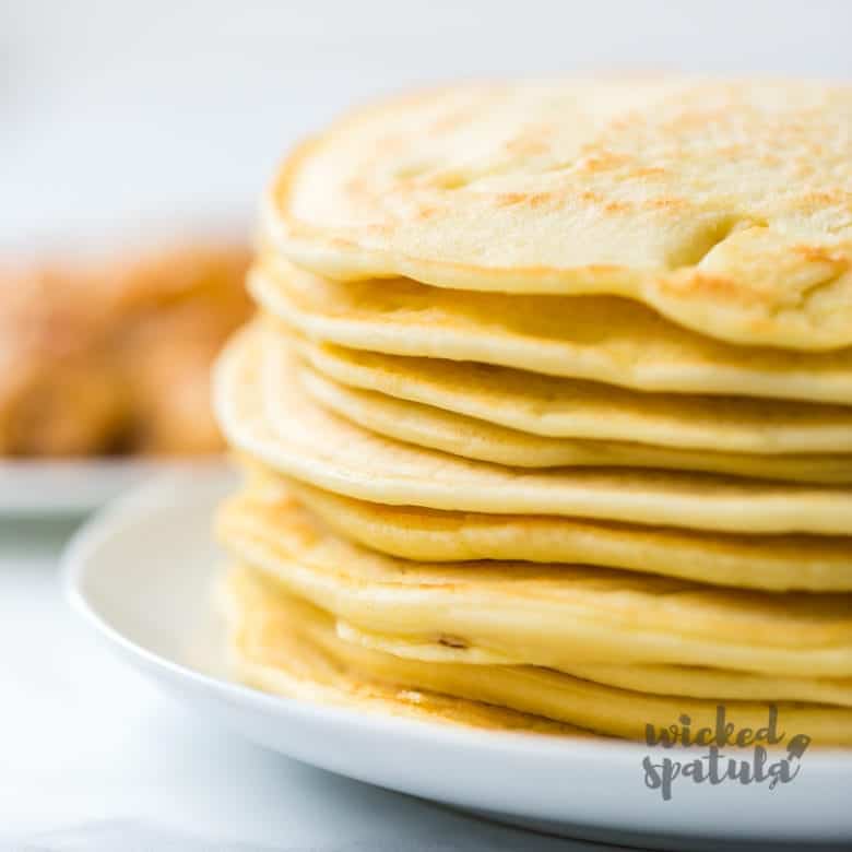 Paleo tortillas side view