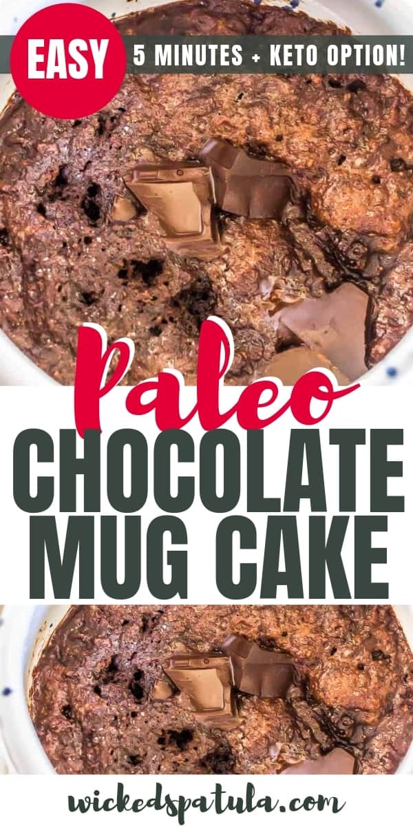 Paleo chocolate mug cake
