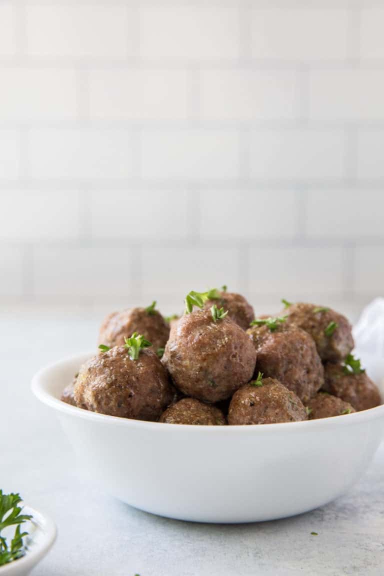 Healthy Low Carb Paleo Turkey Meatballs Recipe Wicked Spatula