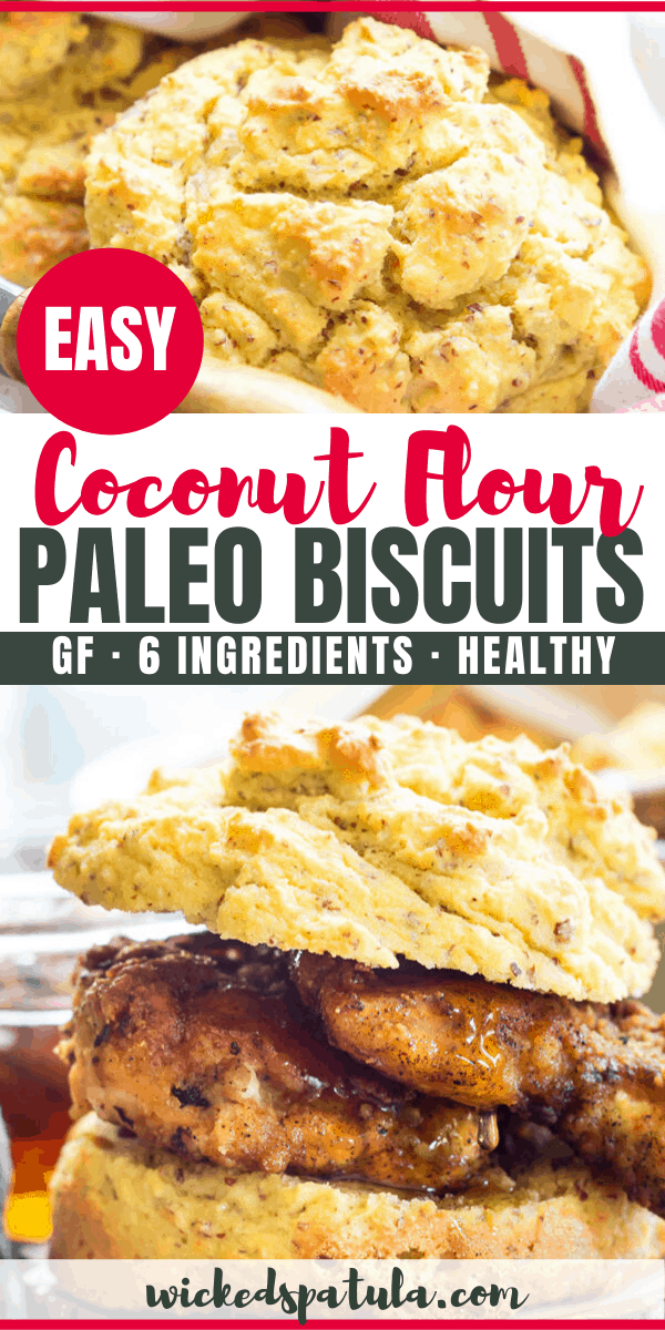 coconut flour biscuits - pinterest