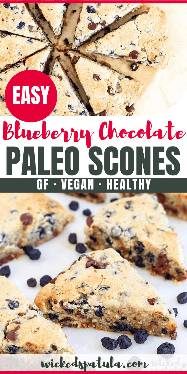 paleo blueberry scones - pinterest