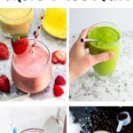 Paleo smoothie collage image