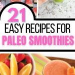 Paleo smoothie collage image