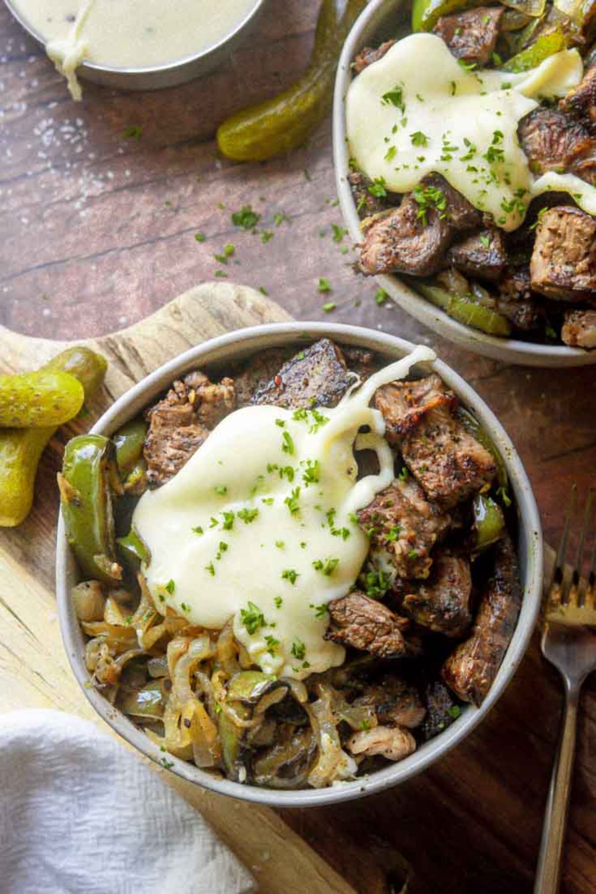 Easy Keto Steak Meal Prep Bowls