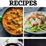 Low carb instant pot recipe collage