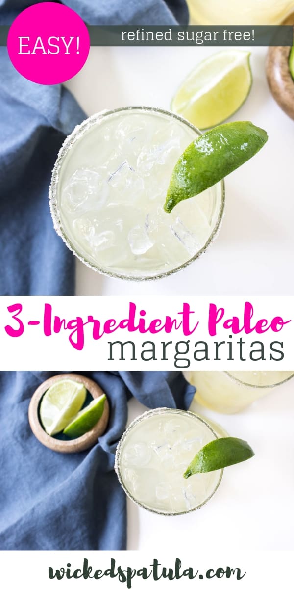 Classic Paleo Margaritas - Pinterest image