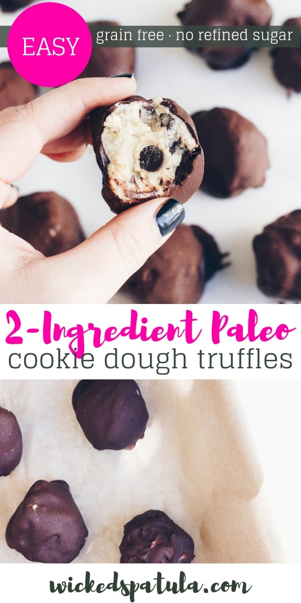 Cookie Dough Truffles - Pinterest image