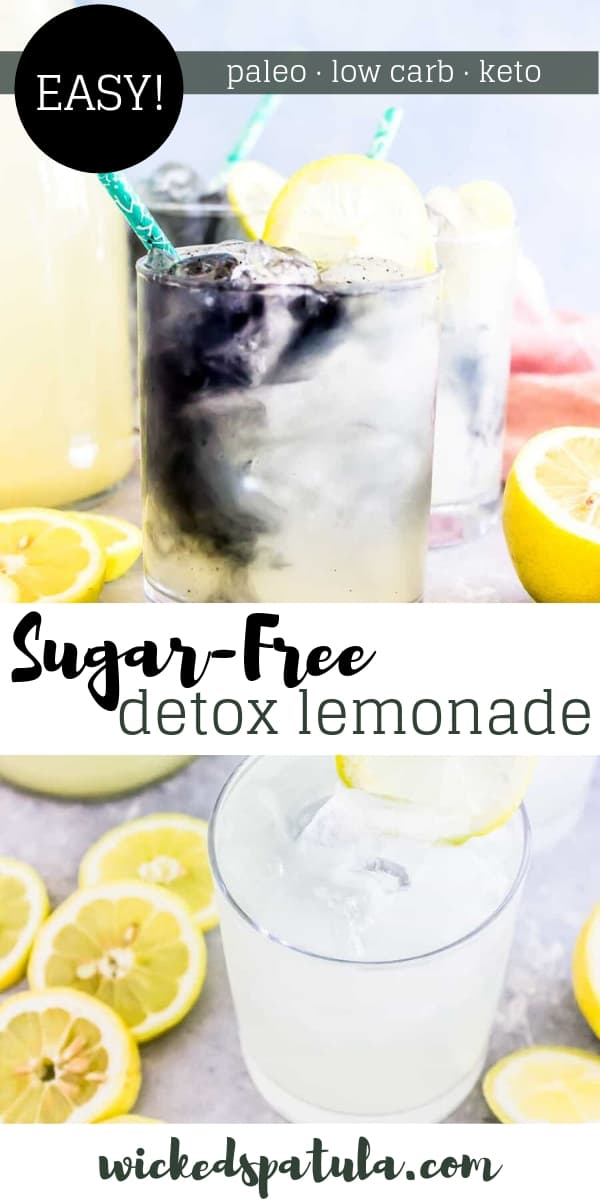 Detox Lemonade - Pinterest image