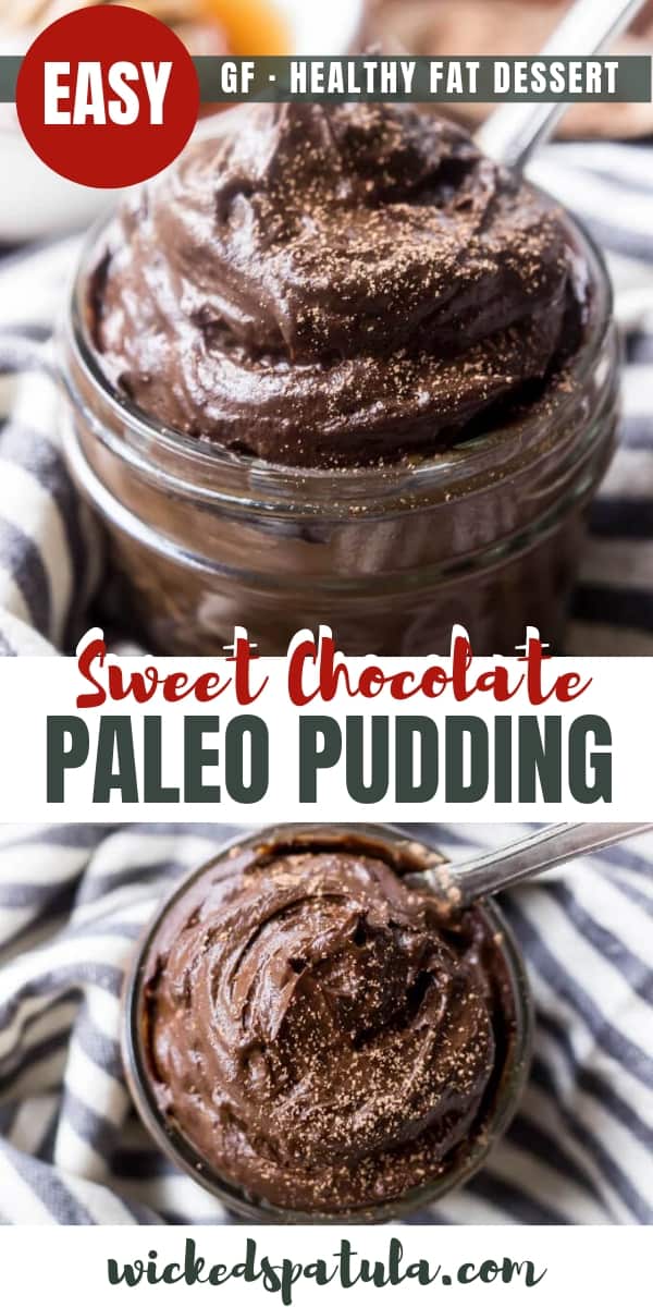 paleo chocolate pudding - pinterest