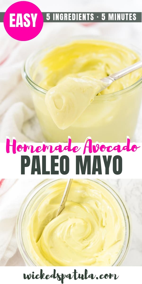 Easy Keto Paleo Mayo Recipe with Avocado Oil - 5 Ingredients