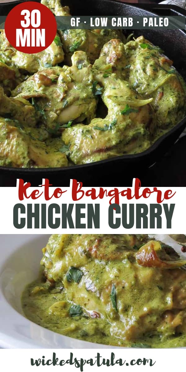 Paleo Bangalore Chicken Curry - Pinterest image