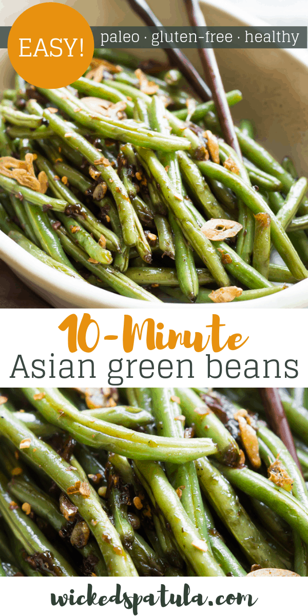 Asian Green Beans - Pinterest image