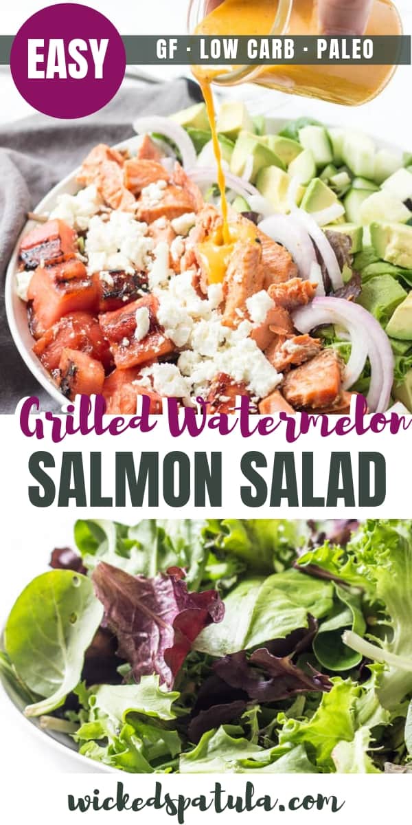 grilled salmon salad recipes - pinterest