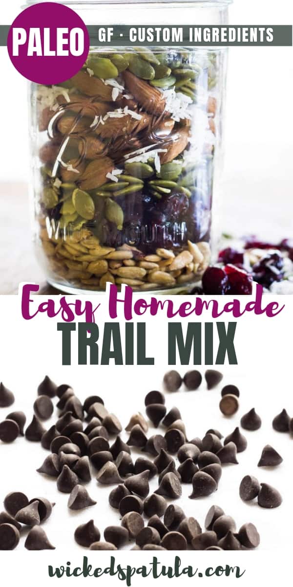 Low Carb Trail Mix - Pinterest image