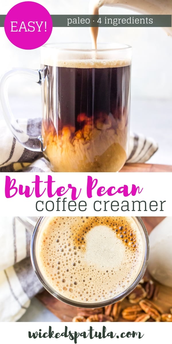 Butter Pecan Coffee Creamer - Pinterest image 