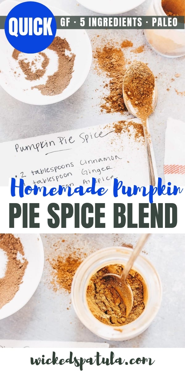 DIY Pumpkin Pie Spice Blend - Pinterest image