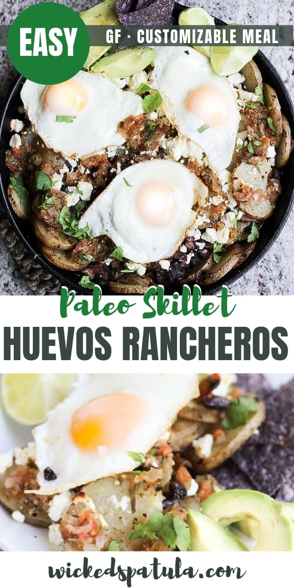 Skillet Huevos Rancheros - Pinterest image