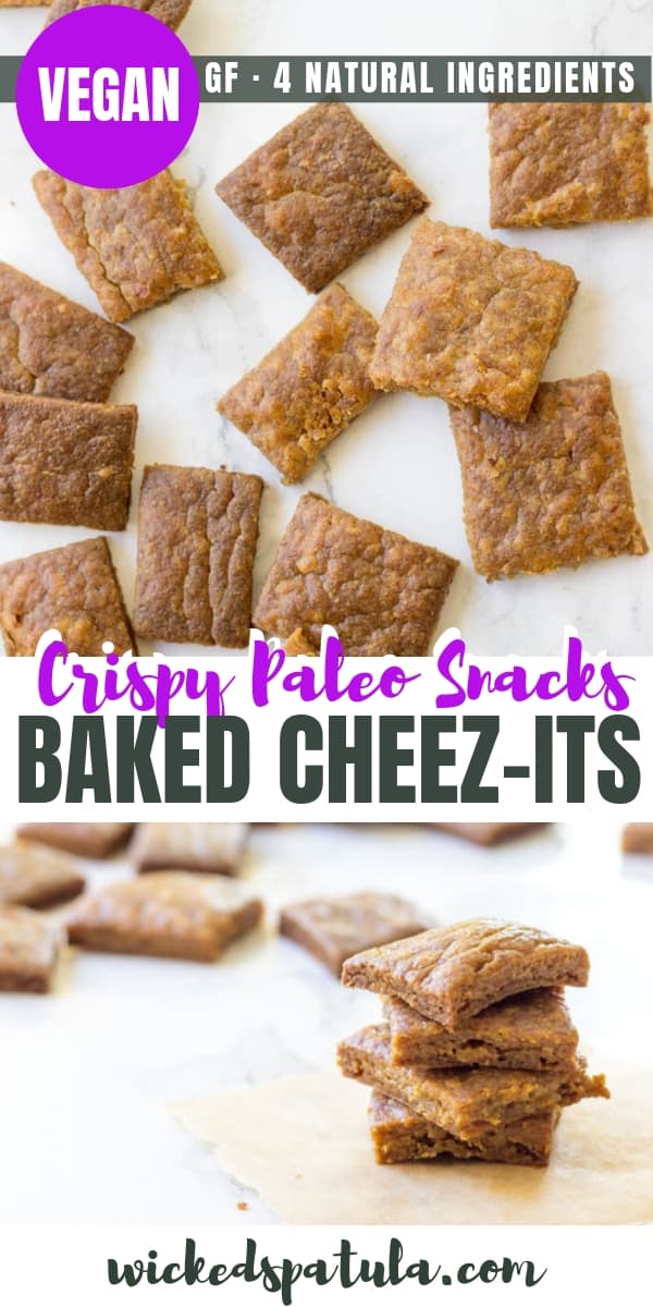 Paleo Cheez-Its - Pinterest image