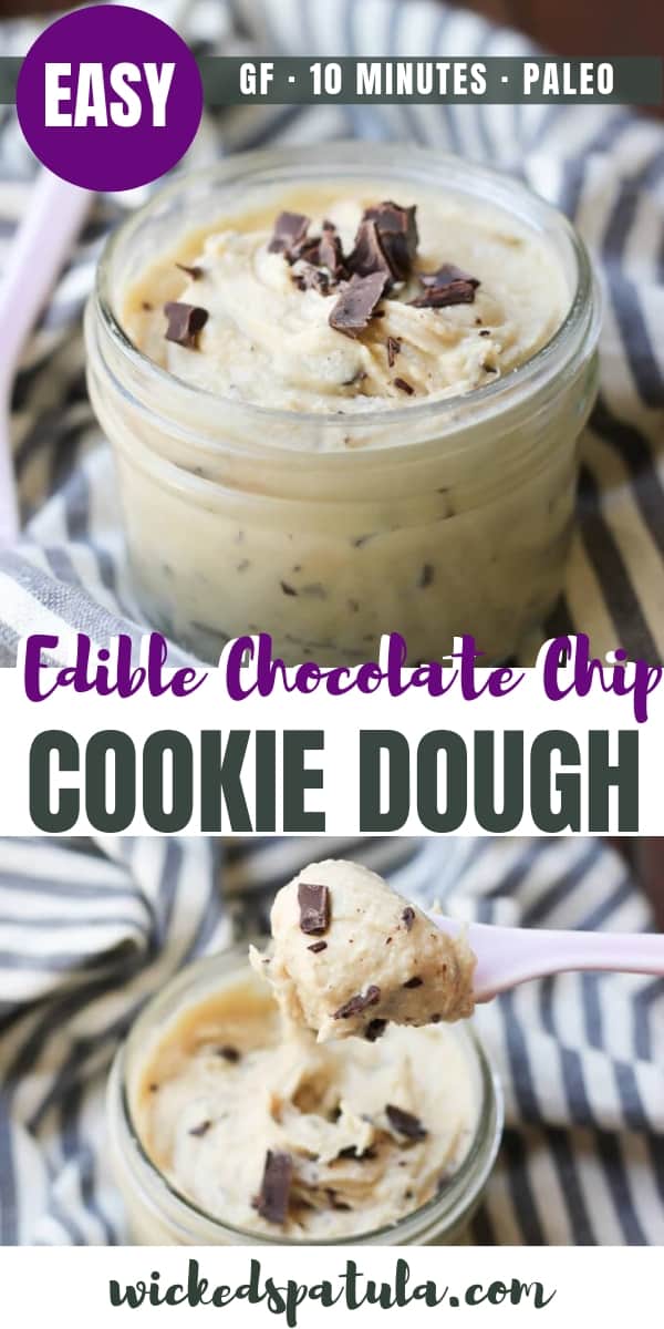 Chocolate Chip Cookie Dough - Pinterest image