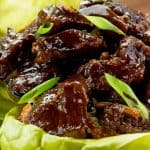 Paleo Hoisin beef lettuca cups