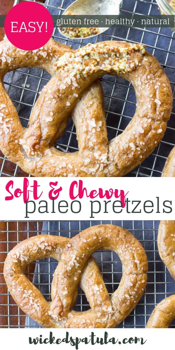 Paleo Pretzels - Pinterest image