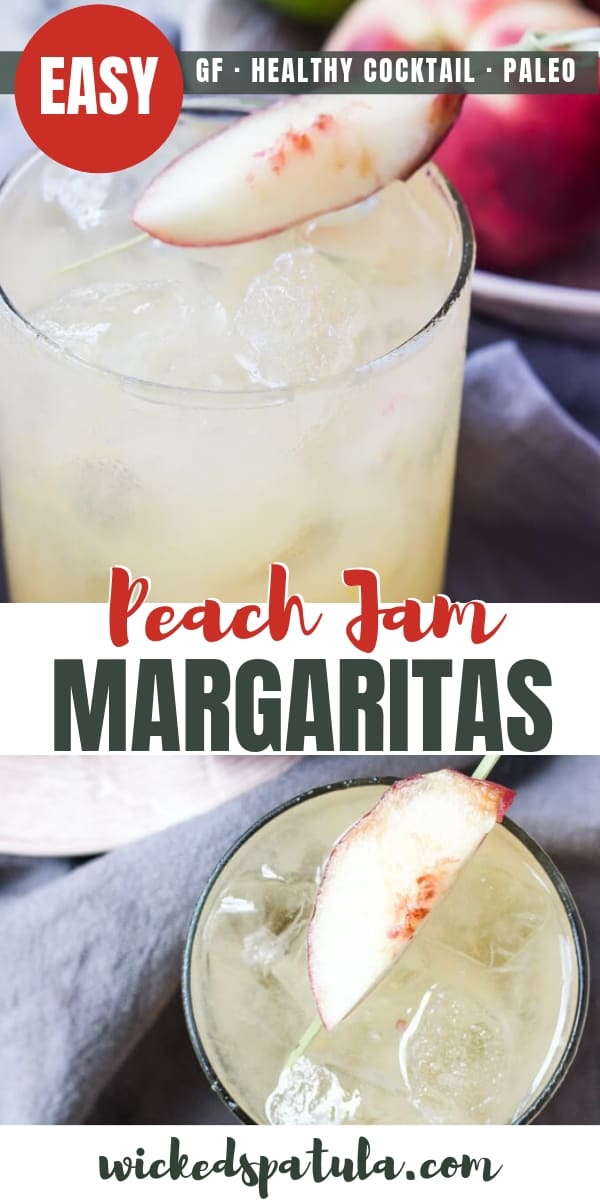 Peach Jam Margaritas - Pinterest image