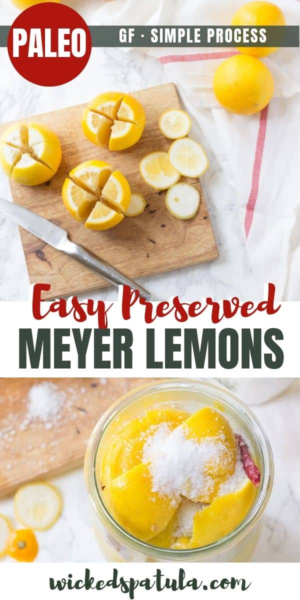 Preserved Meyer Lemons - Pinterest image