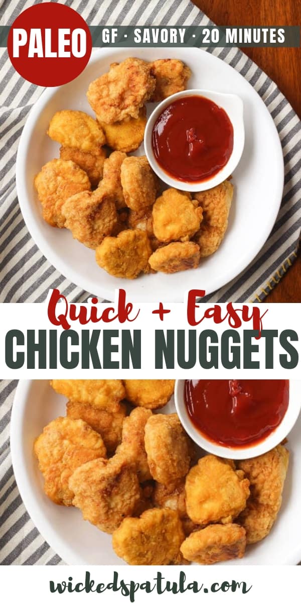 Quick and Easy Paleo Chicken Nuggets Recipe - Wicked Spatula