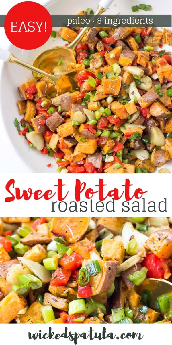 Roasted Sweet Potato Salad - Pinterest image