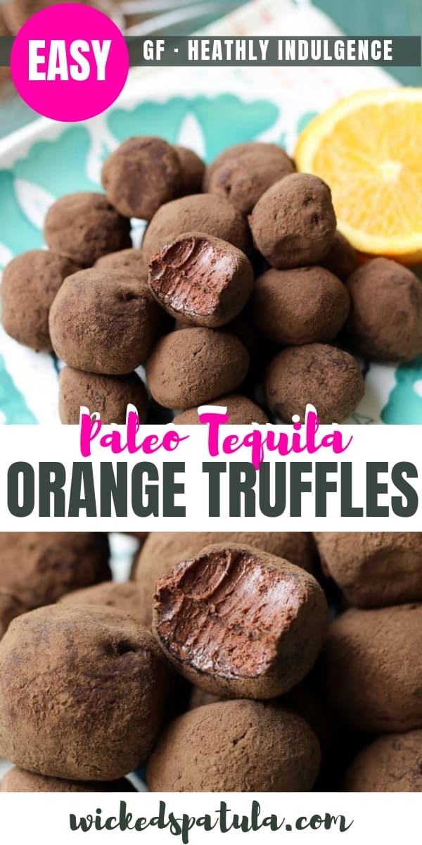 Tequila Orange Truffles - Pinterest image
