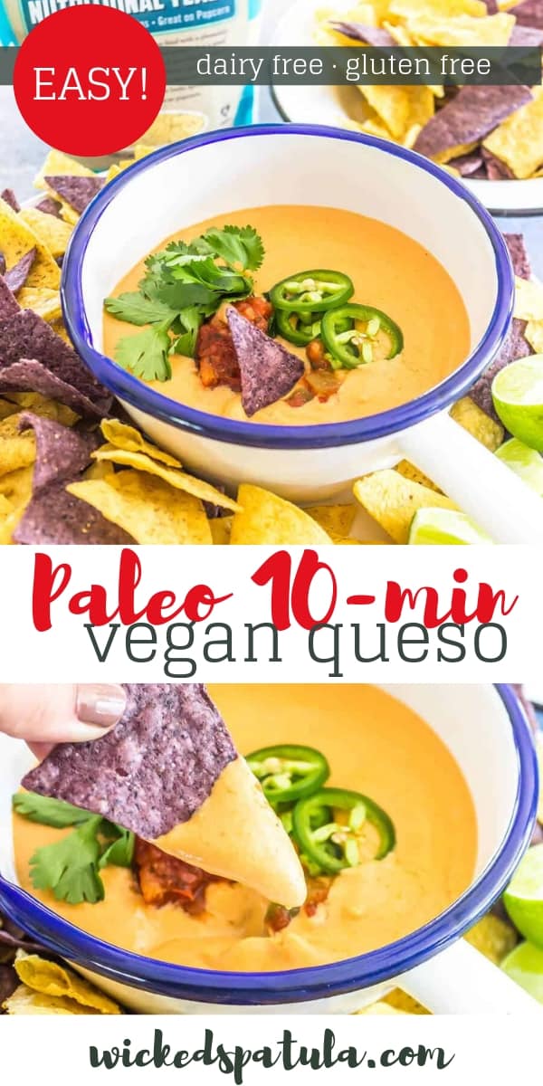 Vegan Queso - Pinterest image